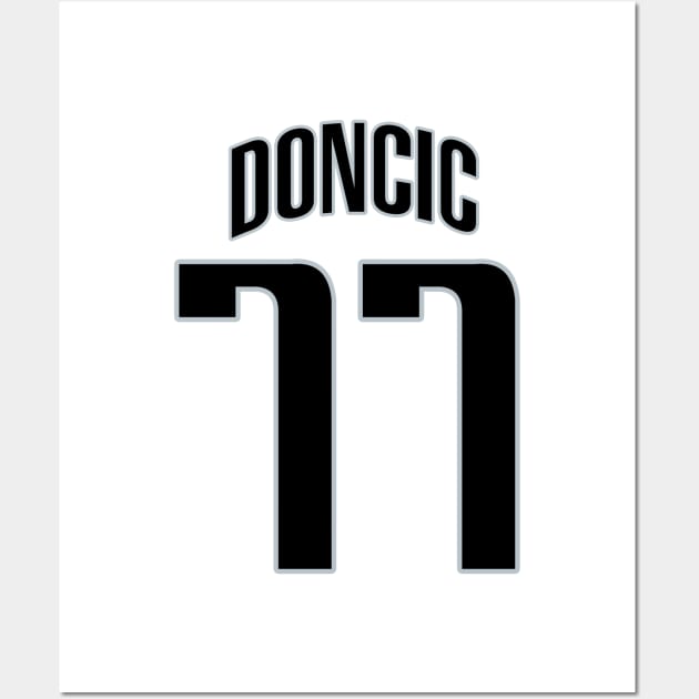 Dallas Doncic 77 Wall Art by Cabello's